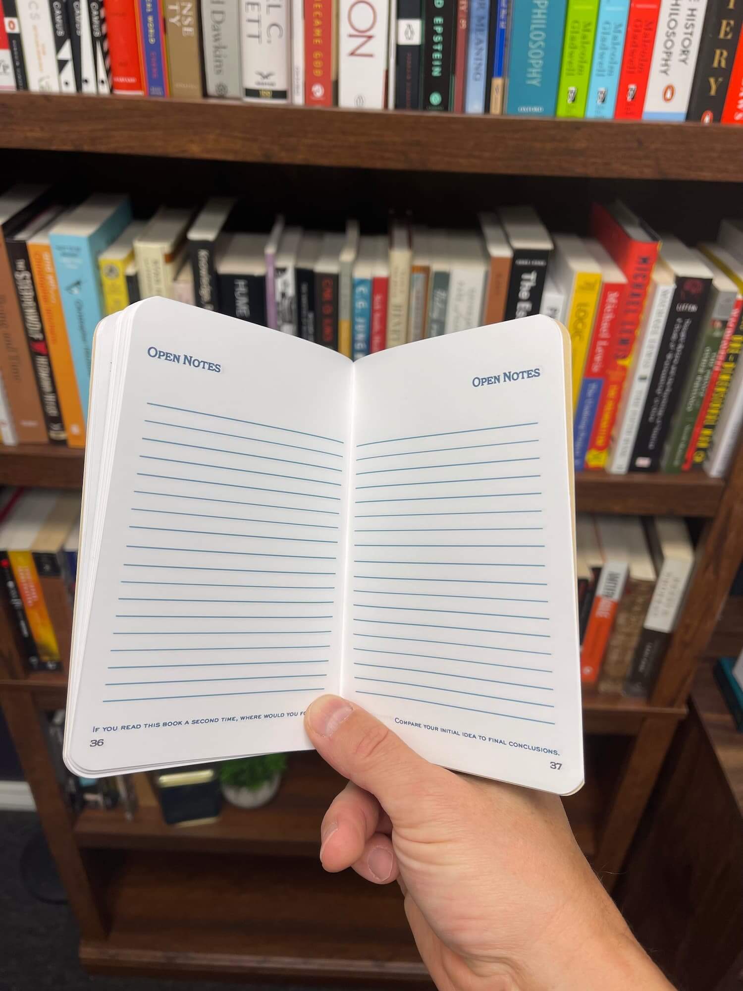 Custom Notebook to Accompany a Non-Fictional Book