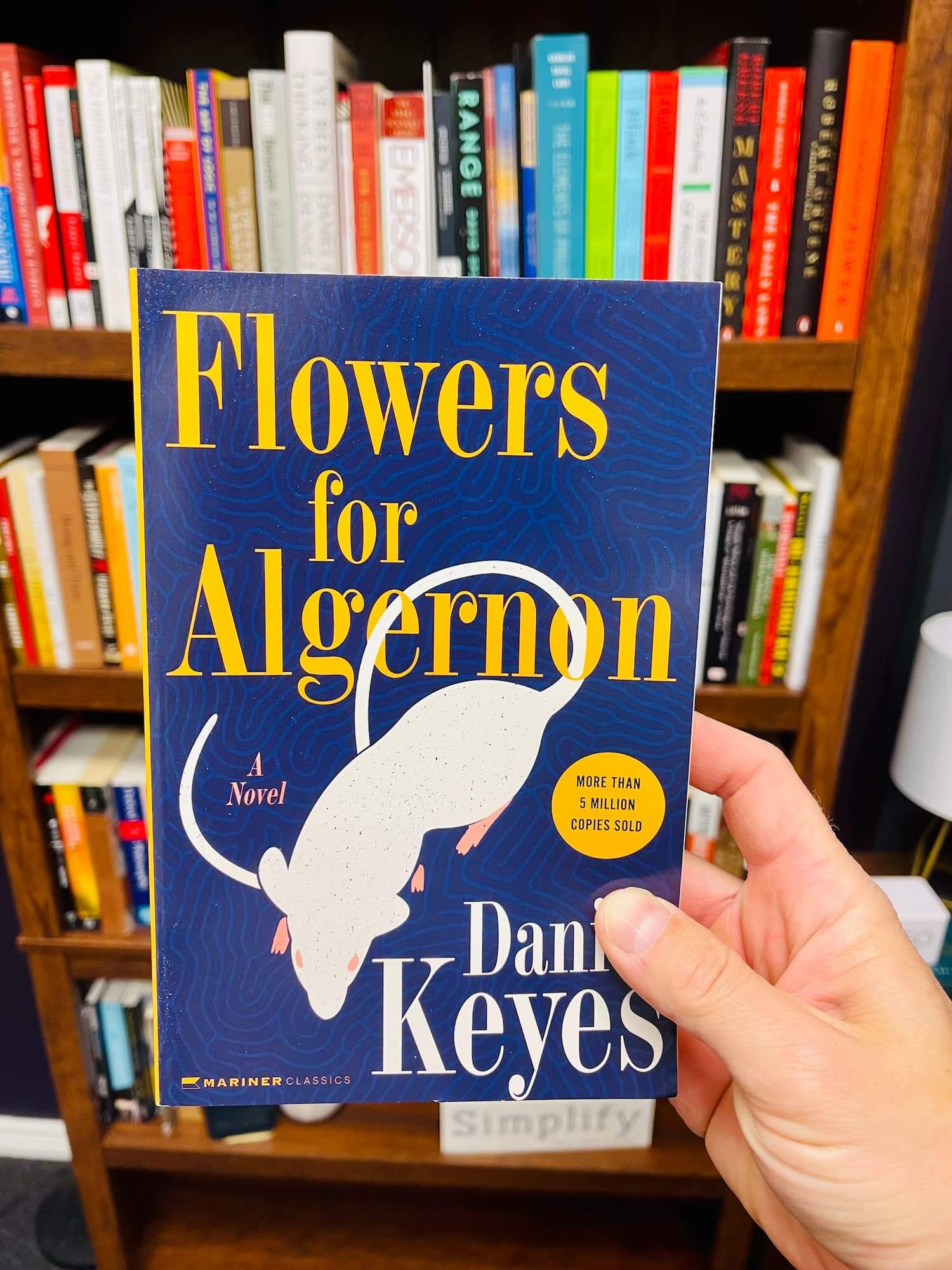 Flowers for Algernon Front Cover by Daniel Keyes