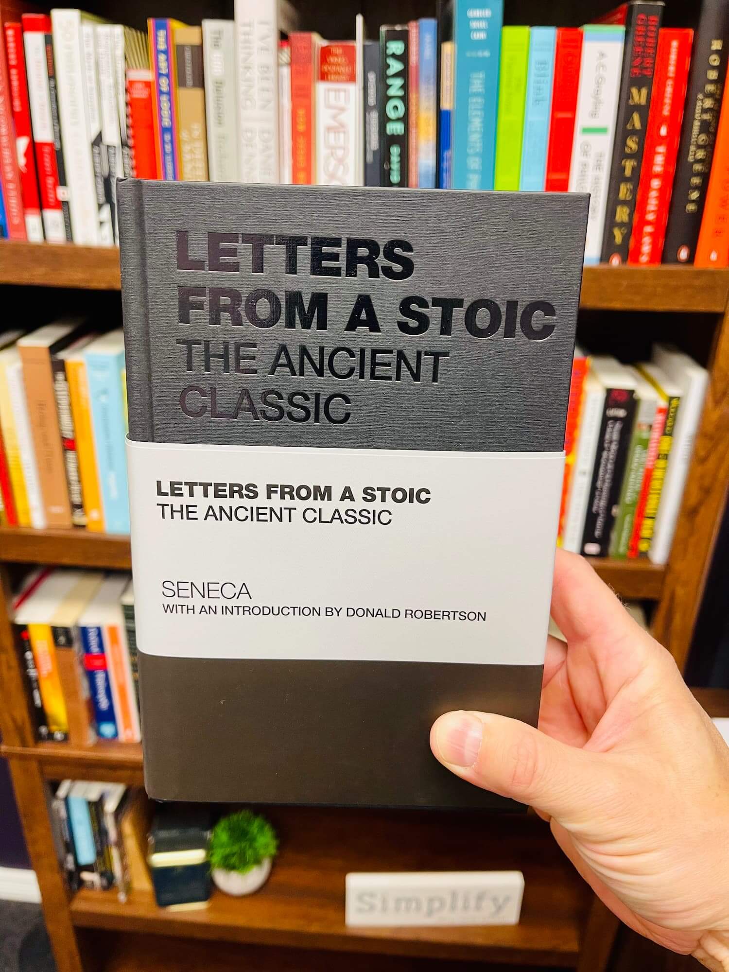 Letters from a Stoic Front Cover by Seneca