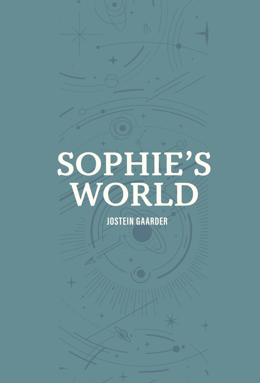 Custom Notebook to Accompany Sophie's World by Jostein Gaarder