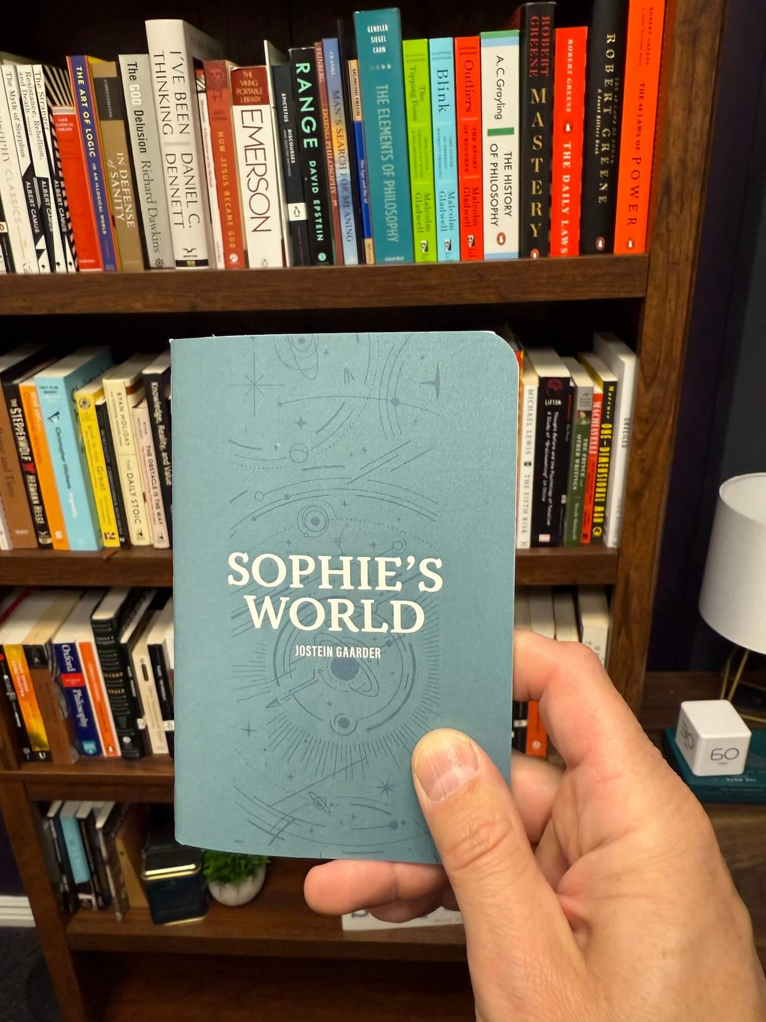 Custom Notebook to Accompany Sophie's World by Jostein Gaarder