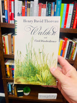 Walden and Civil Disobedience Front Cover by Henry David Thoreau