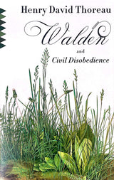 Walden and Civil Disobedience Front Cover by Henry David Thoreau