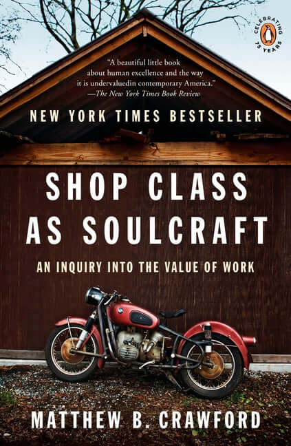 Shop Class as Soulcraft: An Inquiry into the Value of Work - Ingram
